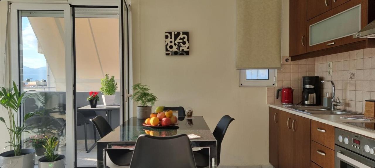 Bright & Modern Apt With View Heraclión Exterior foto